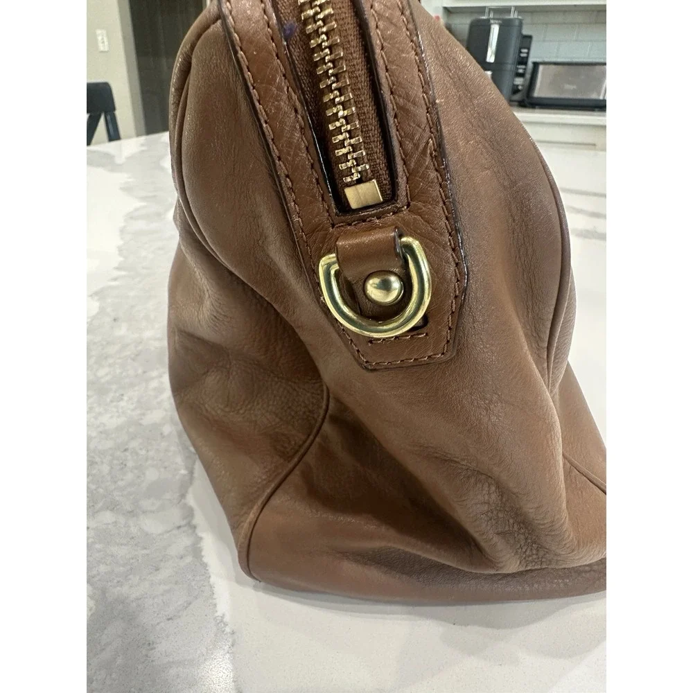 Coach Madison Brown Leather Carryall Tote Satchel Shoulder Bag Style 15226 Hangt